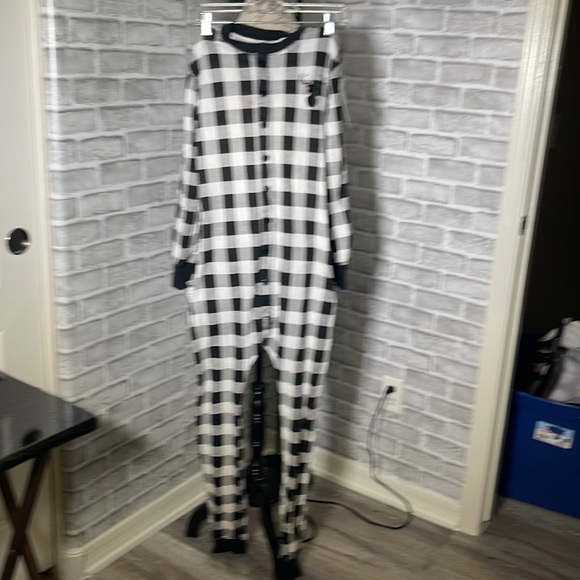 NWT Silver Lilly Oh Deer Slim Buffalo Plaid Flapjack Pajamas - Picture 3 of 17